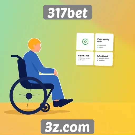 Acessibilidade e interface do site 317bet