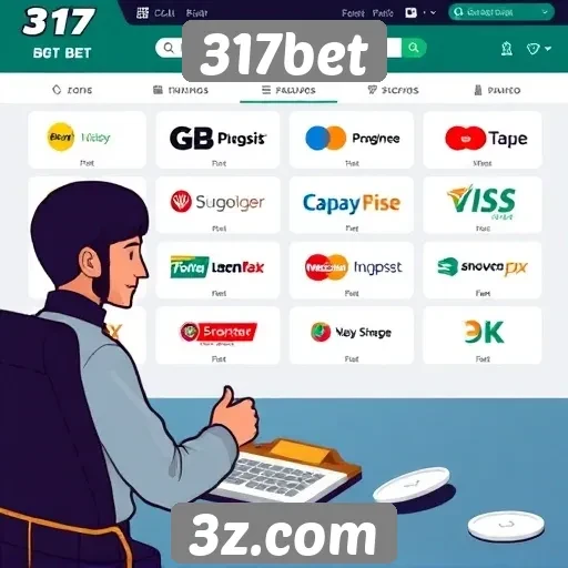 Opções de pagamento oferecidas pelo site 317bet